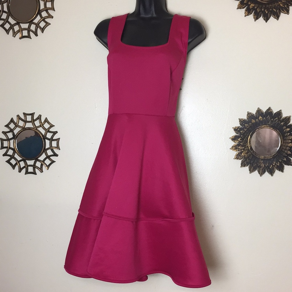 Fashion to figure pink dress